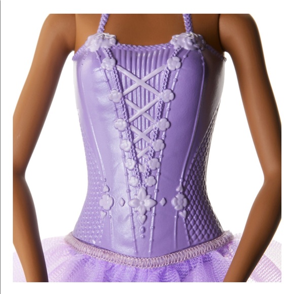 Barbie Ballerina Doll w/ Tutu & Sculpted Toe Shoes - Picture 4 of 6